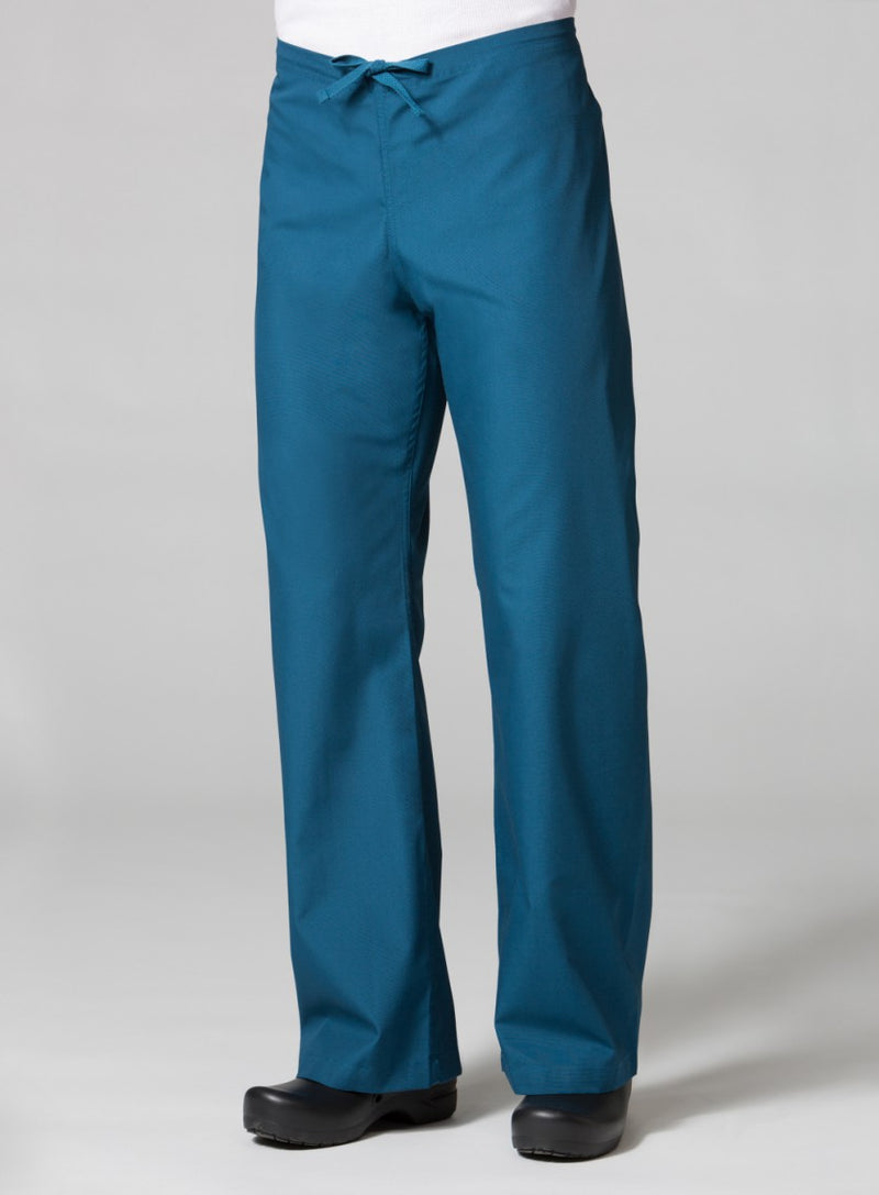 Caribbean Blue - Maevn Scrub Pants - Detail View