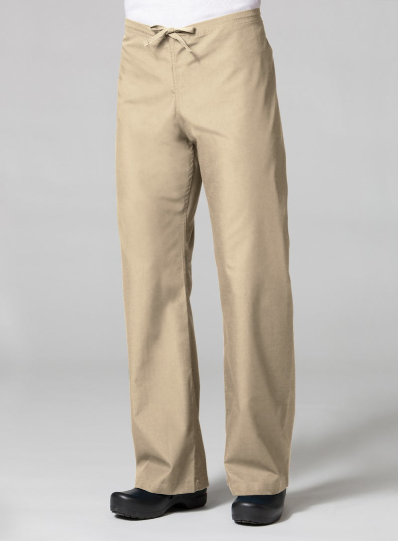 Khaki - Maevn Scrub Pants - Detail View