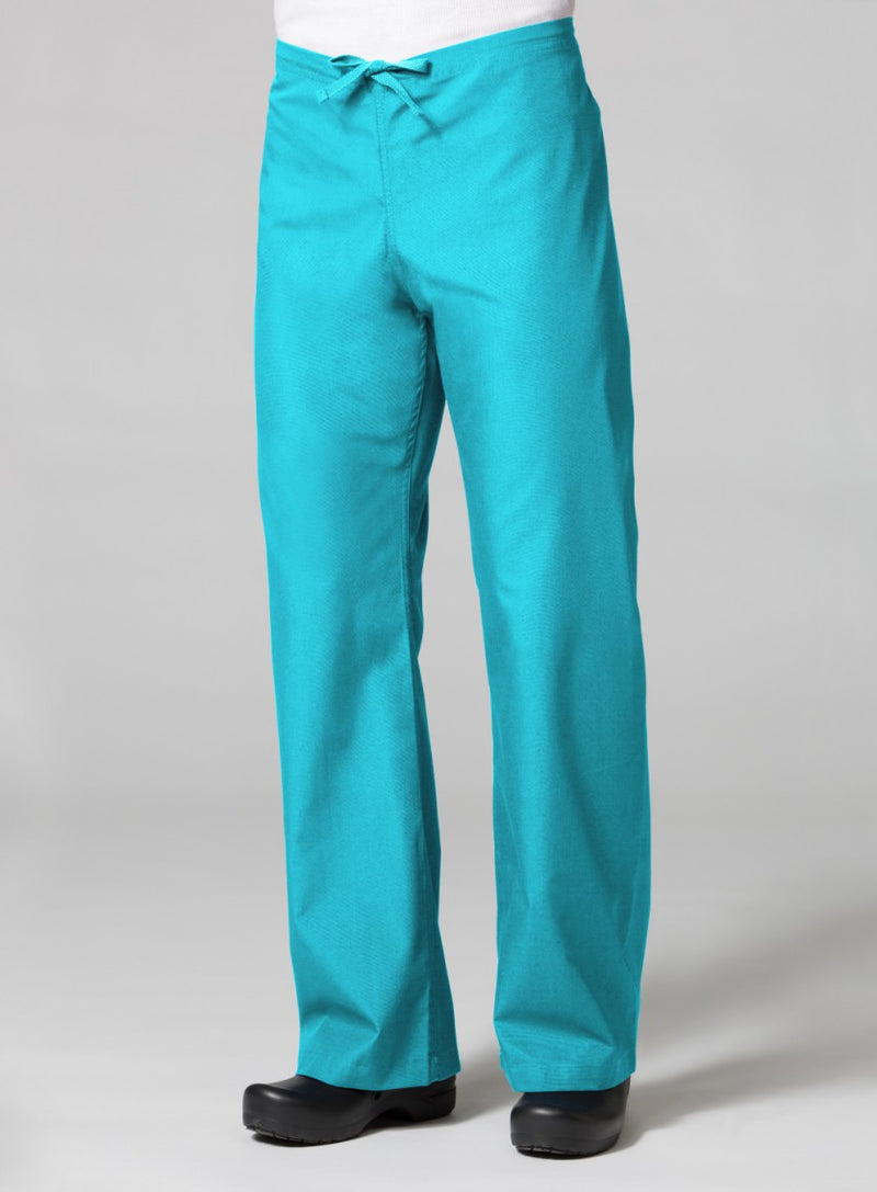 Lake Blue - Maevn Scrub Pants - Detail View