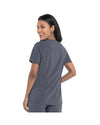 STEEL - Urbane Women's 3 Pocket V-Neck Performance Scrub Top for Nursing - Image 3