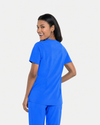 NEW ROYAL - Urbane Women's 3 Pocket V-Neck Performance Scrub Top for Nursing - Image 3