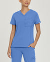 CEIL - Urbane Impulse Women's V-Neck Tuckable Activewear Scrub Top for Nursing - Image 1