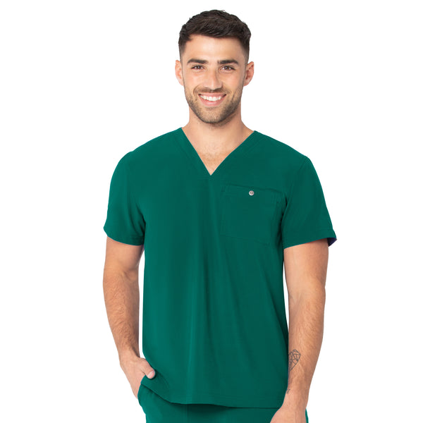 Urbane Performance Men's Men's V-Neck Performance Scrub Top for Nursing