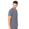 STEEL - Urbane Performance Men's Men's V-Neck Performance Scrub Top for Nursing - Image 2