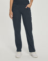 GRAPHITE - Urbane Impulse Women's 4 Pocket Cargo Straight Leg Activewear Scrub Pant for Nursing - Image 1