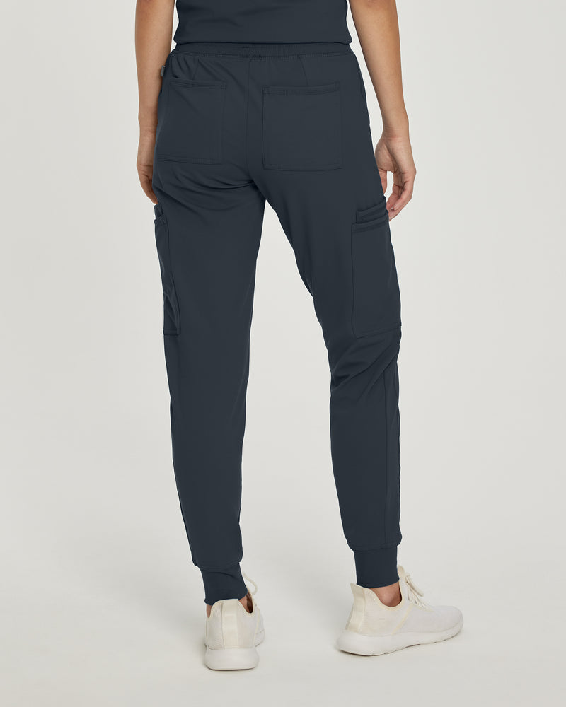 GRAPHITE - Urbane Impulse Women's 6 Pocket Jogger Activewear Scrub Pant for Nursing - Image 3
