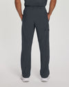 GRAPHITE - Urbane Performance Men's Men's Tapered Leg Cargo Performance Scrub Pant for Nursing - Image 3