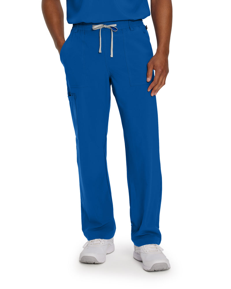 NEW ROYAL - Urbane Performance Men's Men's Tapered Leg Cargo Performance Scrub Pant for Nursing - Image 1