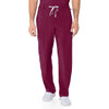 WINE - Urbane Performance Men's Men's Tapered Leg Cargo Performance Scrub Pant for Nursing - Image 1