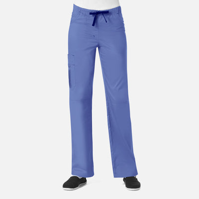 Women's 4 Pocket Blossom Pintuck Cargo Scrub Pant
