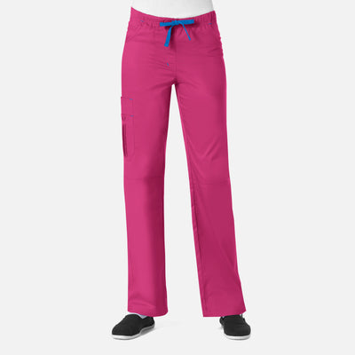 Women's 4 Pocket Pintuck Cargo Scrub Pants