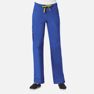 Women's 4 Pocket Pintuck Cargo Scrub Pants