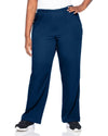 NAVY - Urbane Women's 2 Pocket Flare Leg Scrub Pant for Nursing - Image 1