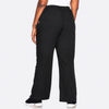 BLACK - Urbane Women's 2 Pocket Flare Leg Scrub Pant for Nursing - Image 3