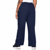 NAVY - Urbane Women's 2 Pocket Flare Leg Scrub Pant for Nursing - Image 3