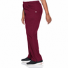 WINE - Urbane Women's 2 Pocket Flare Leg Scrub Pant for Nursing - Image 2