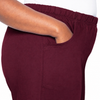 WINE - Urbane Women's 2 Pocket Flare Leg Scrub Pant for Nursing - Image 3