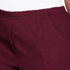 WINE - Urbane Women's 2 Pocket Flare Leg Scrub Pant for Nursing - Image 4