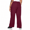 WINE - Urbane Women's 2 Pocket Flare Leg Scrub Pant for Nursing - Image 5