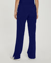 TRUE NAVY - Urbane Women's 6 Pocket Cargo Flare Leg Performance Scrub Pant for Nursing - Image 3