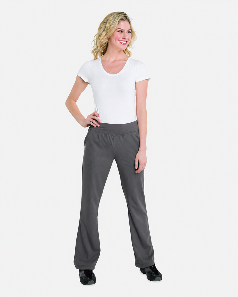 Women's 2 Pocket Yoga Flare Leg Scrub Pant for Nursing