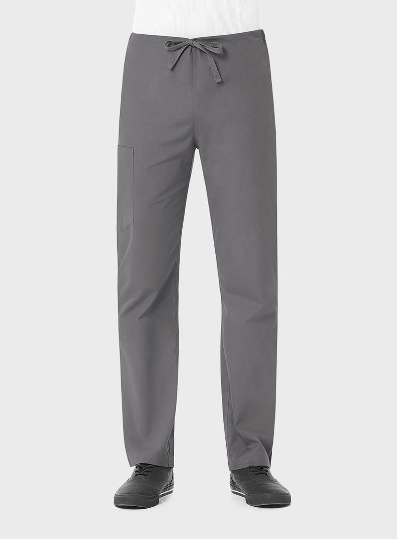 Pewter - Maevn Unisex Scrub Pants - Front View