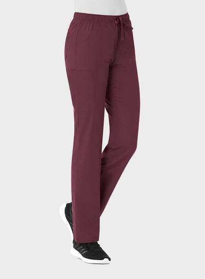 Women's 5 Pocket Full Elastic Cargo Scrub Pants