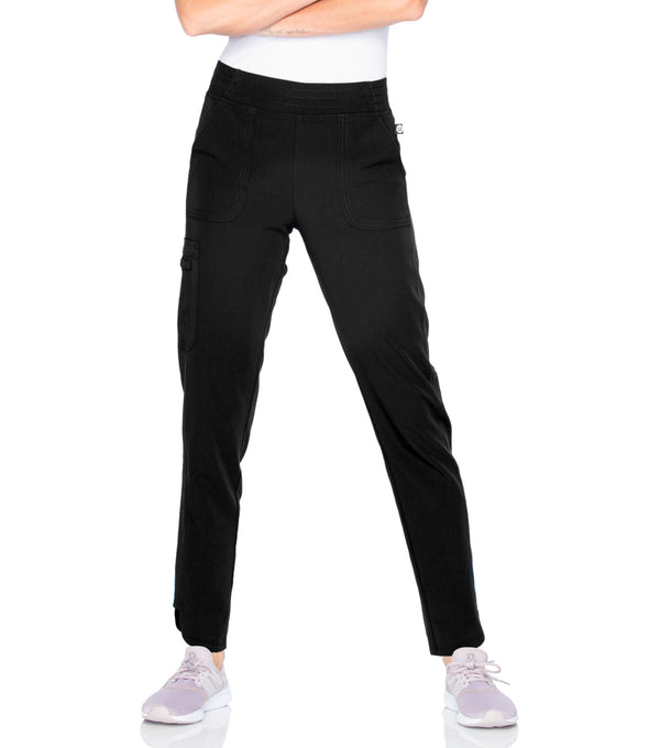 Urbane Icon Women's Tapered-Leg Cargo Scrub Pant