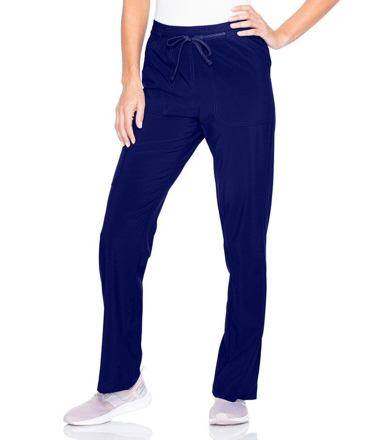 True Navy - Urbane Performance 6-Pocket Knit Insert Scrub Pant