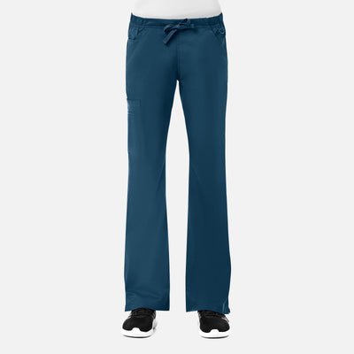 Women's 5 Pocket Straight Leg Cargo Scrub Pants