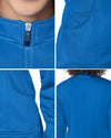 TRUE NAVY - Urbane Empower P-Tech Women's 3 Pocket Zip Front Scrub Jacket for Nursing - Image 3