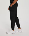 BLACK - Urbane Impulse Men's Men's Jogger Activewear Scrub Pant for Nursing - Image 2