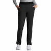 BLACK - Dickies Riveting Women's 6 Pocket Cargo Scrub Pant for Nursing - Image 1
