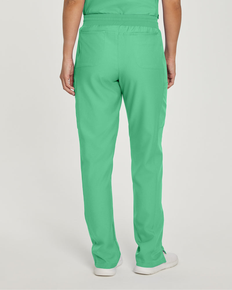 NU GREEN - Landau Women's Nu Green Petite Convertible Cargo Scrub Pant - Image 3
