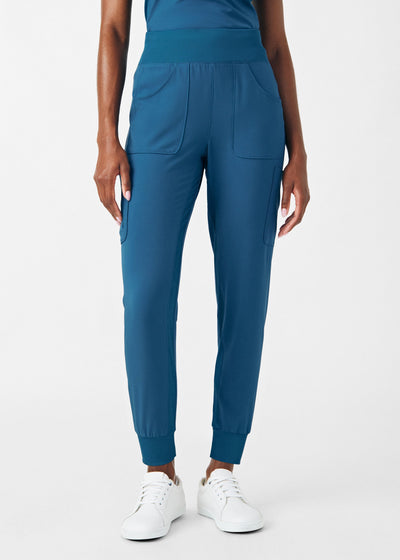 Women's 7 Pocket Jogger Scrub Pants