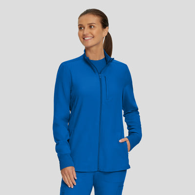 Women's 3 Pocket Forward Scrub Jacket