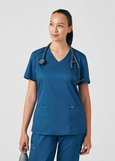 Women's 3 Pocket Scrub Top