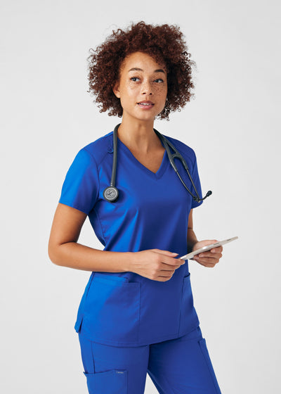 Women's 3 Pocket ProFlex Scrub Top