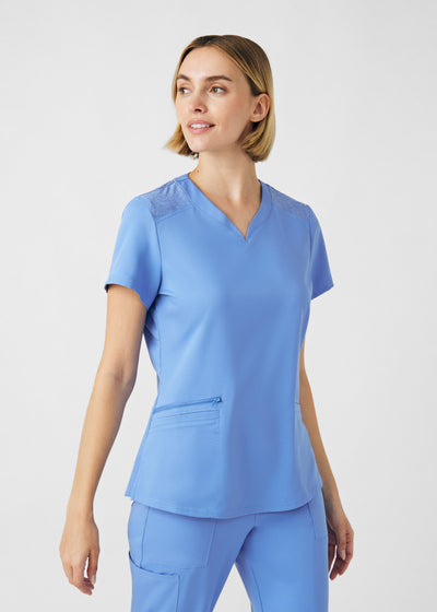 Women's 3 Pocket VIBE Scrub Top