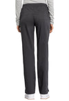 PEWTER - Cherokee Workwear Revolution Tech Women's 3 Pocket Mid Rise Straight Leg Drawstring Scrub Pant - Image 3