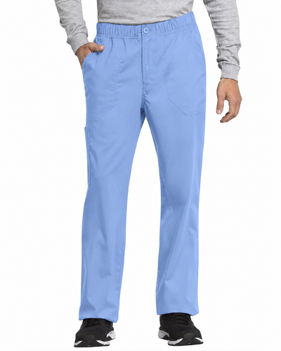 Men's Fly Front Cargo Scrub Pant
