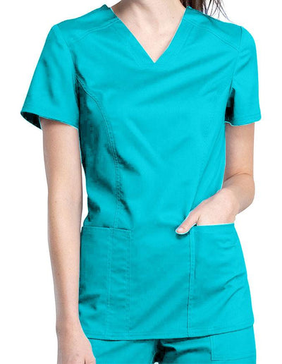 Cherokee Workwear Revolution Tech Women's 2 Pocket V-Neck Scrub Top WW741