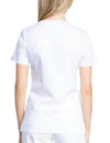WHITE - Cherokee Workwear Revolution Tech Women's 2 Pocket V-Neck Scrub Top WW741 - Image 12