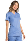 CEIL - Cherokee Workwear Revolution Tech Women's 2 Pocket V-Neck Scrub Top - Image 4