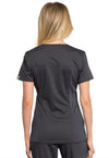 PEWTER - Cherokee Workwear Revolution Tech Women's 2 Pocket V-Neck Scrub Top - Image 3