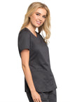 PEWTER - Cherokee Workwear Revolution Tech Women's 2 Pocket V-Neck Scrub Top - Image 4