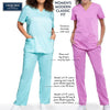 CEIL - Cherokee Workwear Revolution Tech Women's 4 Pocket Mock Wrap Scrub Top for Nursing - Image 2