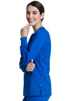 ROYAL BLUE - Cherokee Workwear Revolution Tech Women's 3 Pocket V-Neck Scrub Top - Image 2