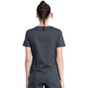 PEWTER - Cherokee Workwear Revolution Tech Women's 2 Pocket V-Neck Scrub Top WW741 - Image 4