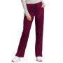Cherokee Workwear Revolution Tech Women's 4 Pocket Mid Rise Straight Leg Drawstring Scrub Pant